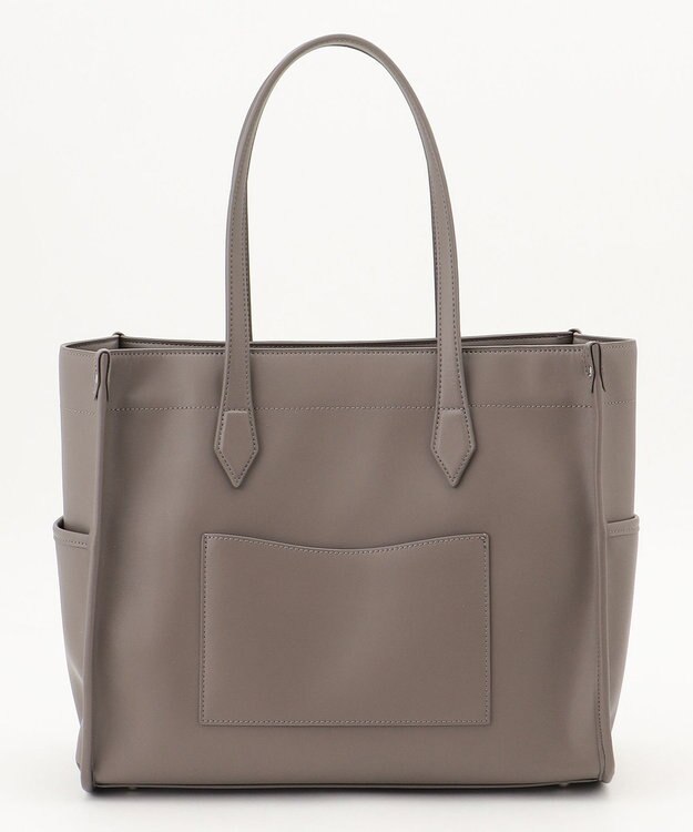 Y'SACCS リサイクルレザー　バインダーA4トートバッグ グレージュ