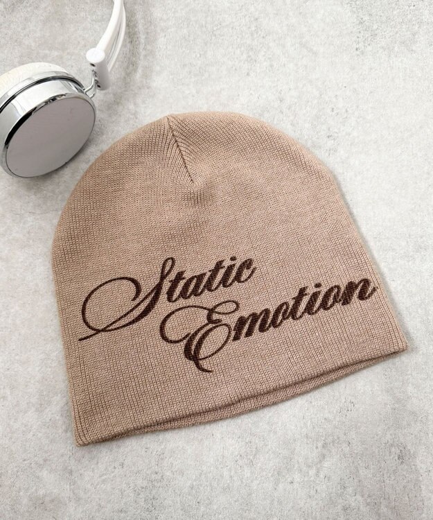 WEGO スプレープリントシングルニットワッチ ベージュ