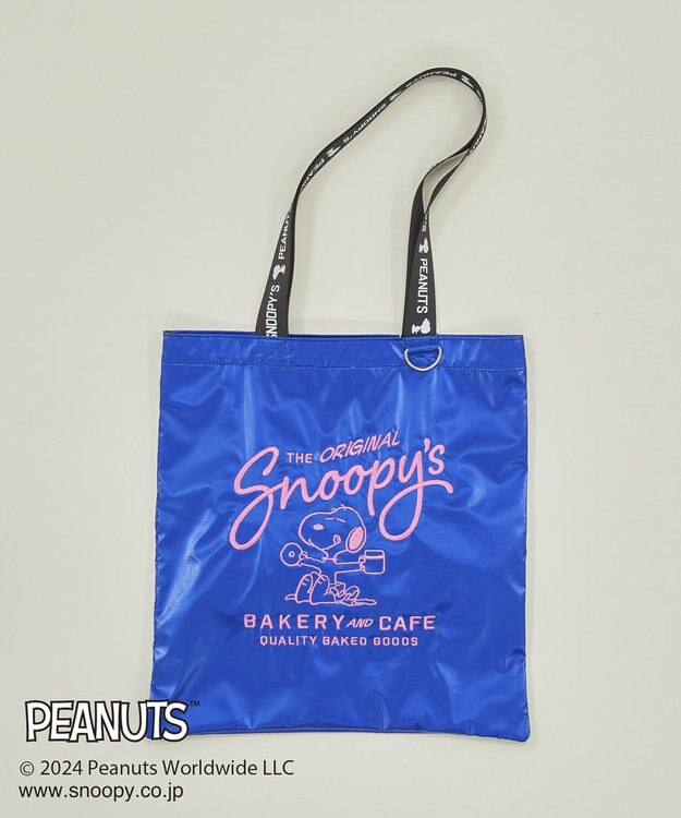 CRAFT STANDARD BOUTIQUE 【PEANUTS】メタリックロゴハンドルトート Blue