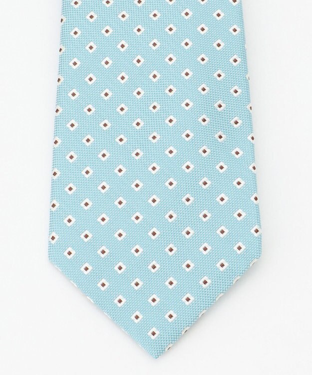 J.PRESS MEN 【VINTAGE JACQUARD COLLECTION】小紋柄 ネクタイ サックスブルー系8