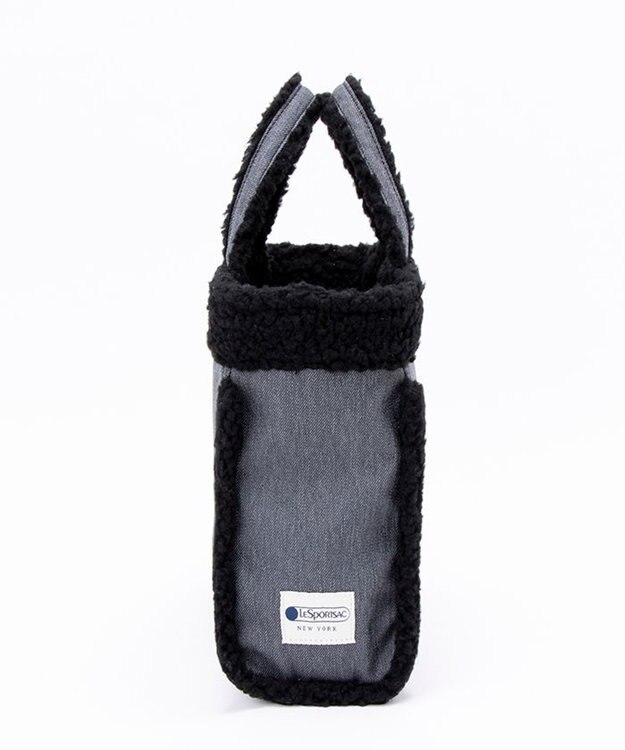 LeSportsac SMALL TWO WAY DENIM TOTE/ブラックデニム/ブラックシェルパ ブラックデニム/ブラックシェルパ