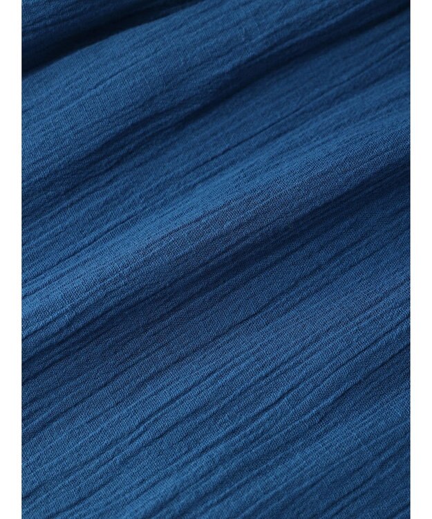 earth music&ecology 綿クレープワンピース（無地） Blue