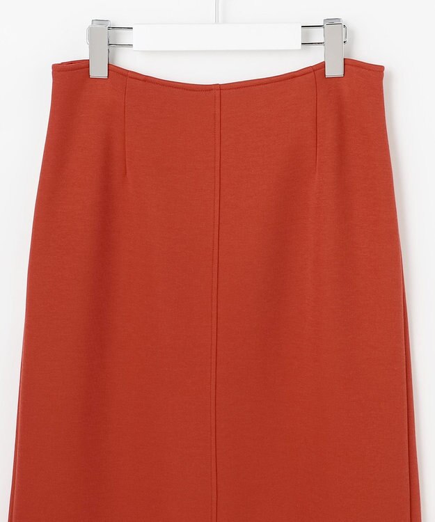 J.PRESS LADIES S ダンボールジャージー ナロー スカート オレンジ系