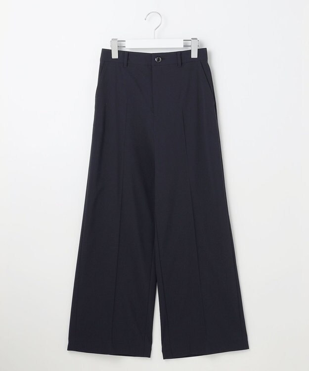 ANY SIS S エアリーストレッチ ワイドパンツ ネイビー