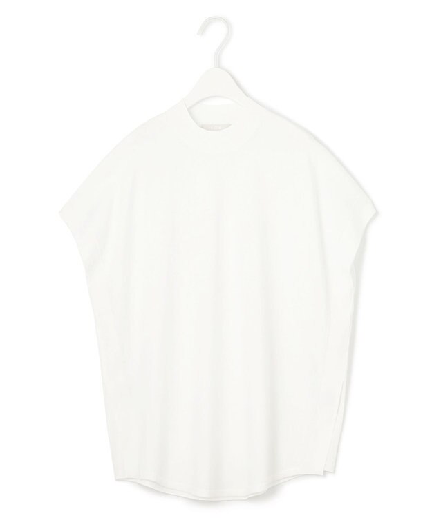 ICB 【接触冷感・UVカット・洗える】 ヴィスコースナイロンハイゲージ プルオーバー オフホワイト系