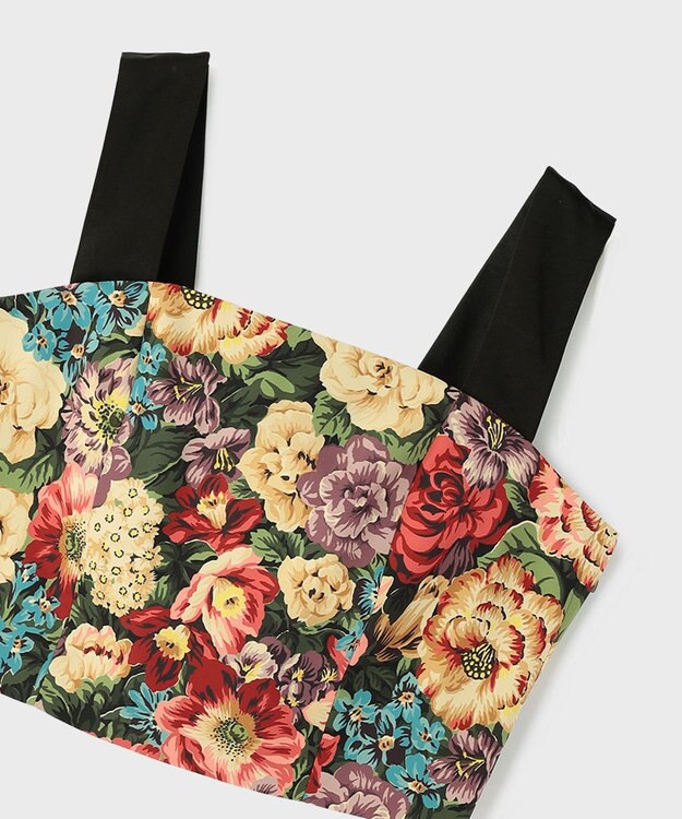 GRACE CONTINENTAL アンティークフラワーベアトップ レッド