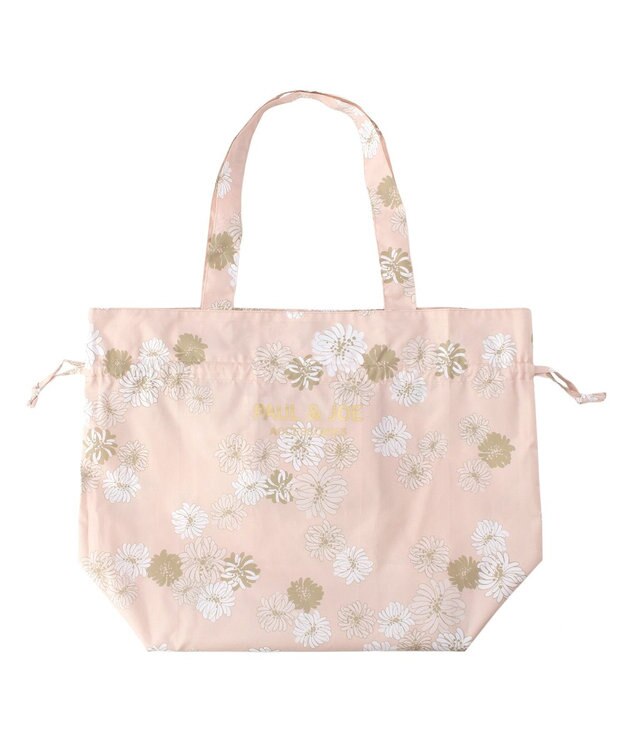 MOONBAT ポール & ジョー (PAUL & JOE　ACCESSOIRES)ポケッタブル撥水レインバッグ ピーチ