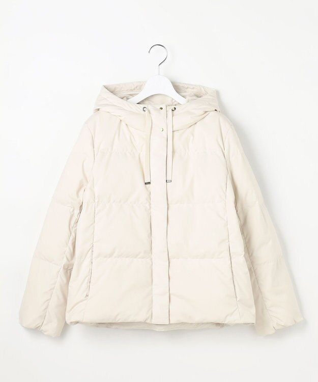 J.PRESS LADIES S 【洗える】タフタダウン ショート丈 コート アイボリー系