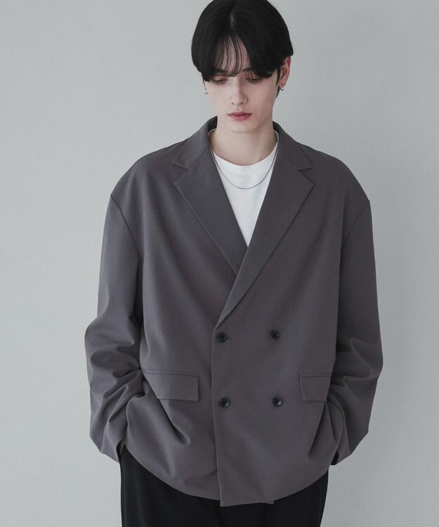 WEGO TRルーズテーラードジャケット ダークグレー
