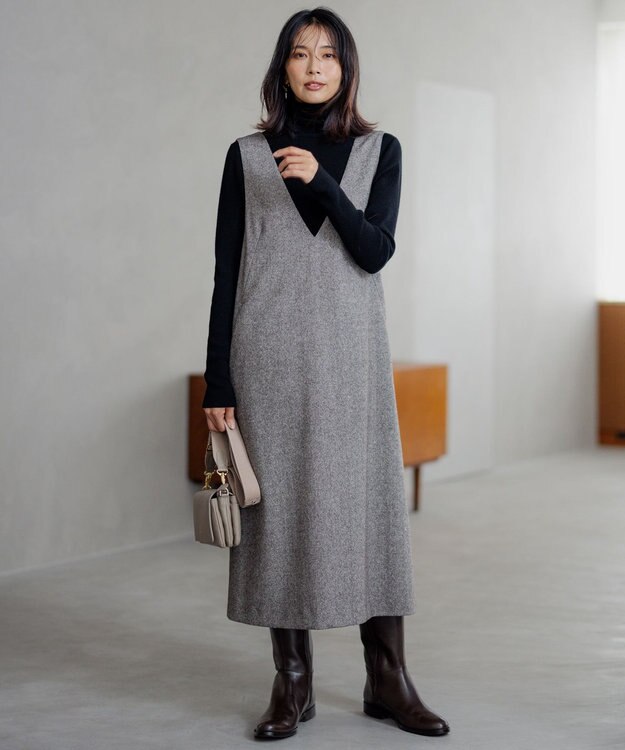 23区 ジョッキーロング ブーツ ダークブラウン系