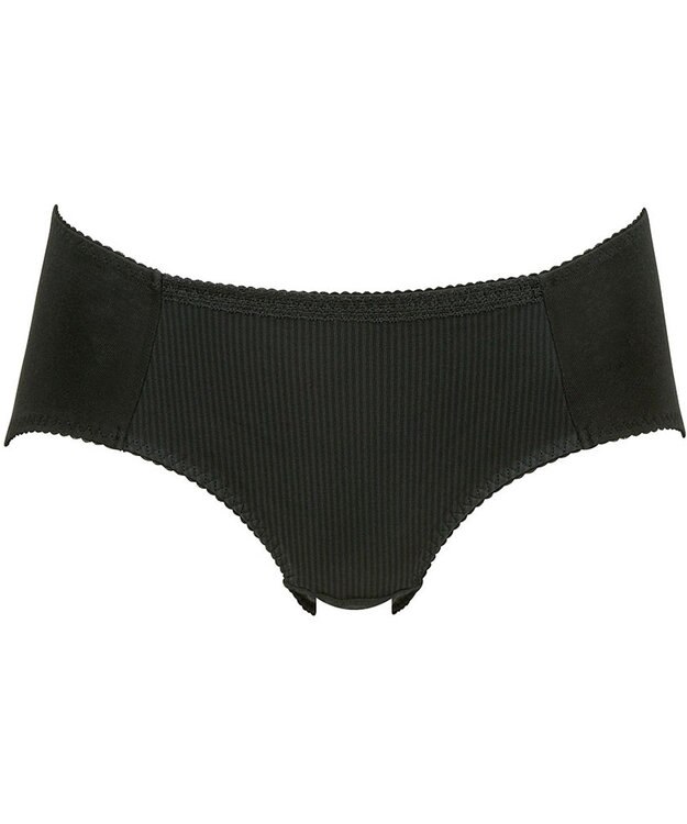 Wing ジュニアショーツ Wing Teen おしりにくいこみにくい ズレ上がりにくい(裾) 【non!PKパンツ】 綿混素材(身生地部) RB2451とペア はきこみ丈あさめ RJ3451 ウイング／ワコール ブラック