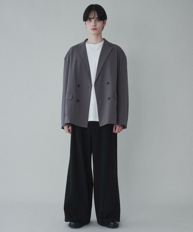 WEGO TRルーズテーラードジャケット ダークグレー