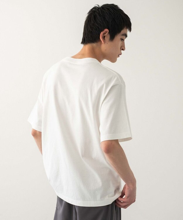 WEGO 【ユニセックス着用ITEM/MLサイズ展開/綿100%】リラックスフィットコットンT（SS） ホワイト