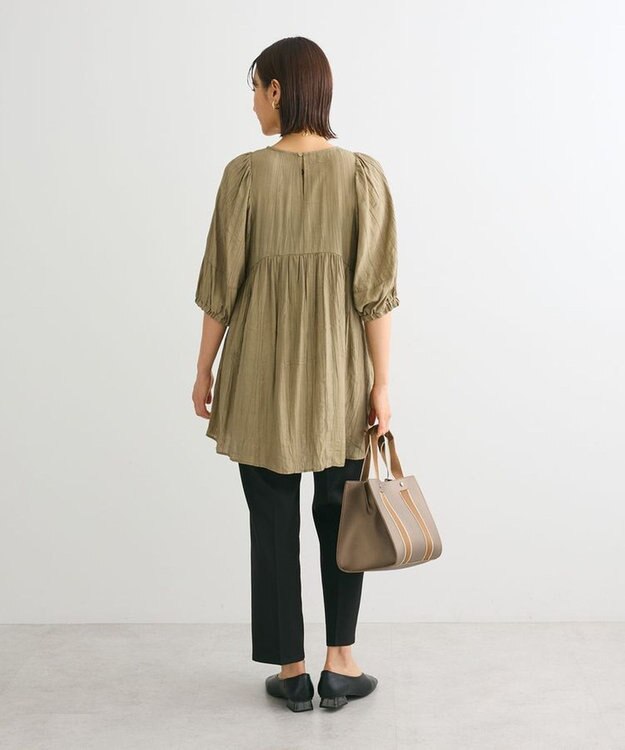 Green Parks ＢＰ　ボリュームスリーブチュニック Khaki