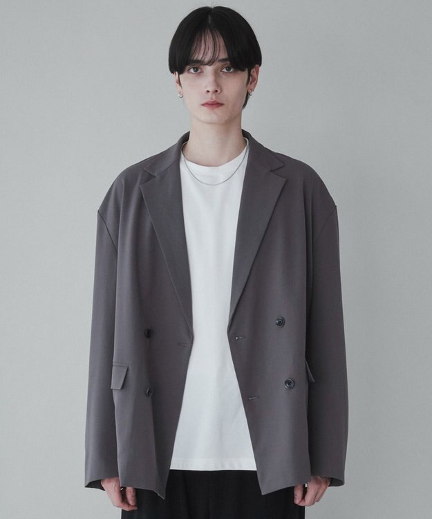 WEGO TRルーズテーラードジャケット ダークグレー