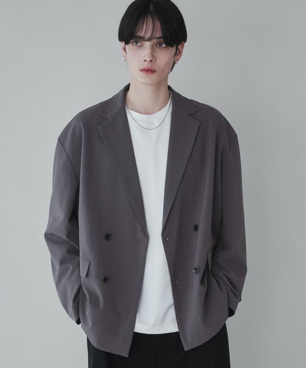 WEGO TRルーズテーラードジャケット ダークグレー