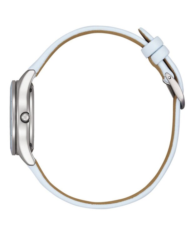 CITIZEN 【電池交換不要 ソーラーテックウオッチ】wicca「ACTIVE LINE」KH3-711-70 シルバー ライトブルー シルバー