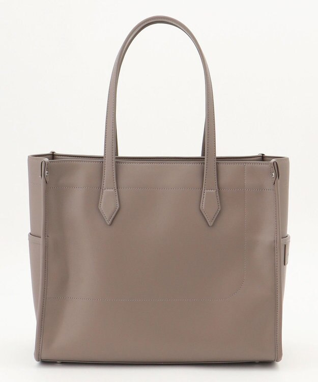 Y'SACCS リサイクルレザー　バインダーA4トートバッグ グレージュ