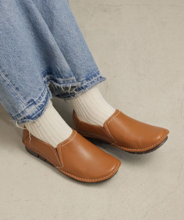 REGAL FOOT COMMUNITY 【アールドット】S07C カジュアルスリッポン ブラウン