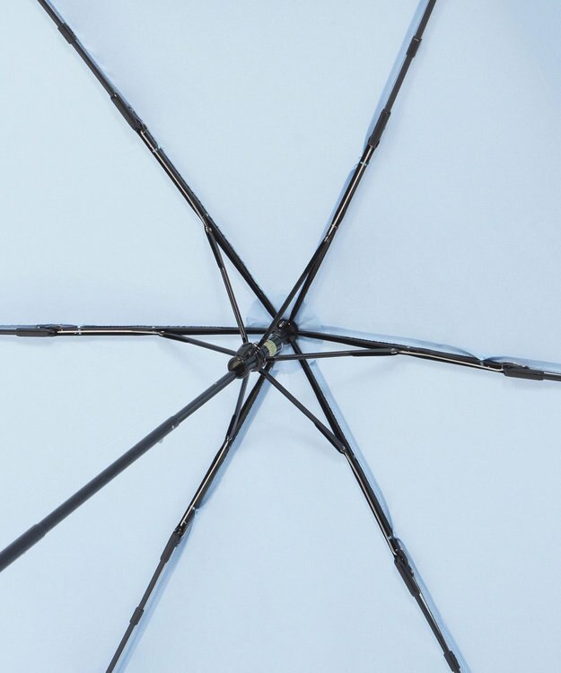 MOONBAT POLO RALPH LAUREN(ポロ ラルフローレン)FLAG BEAR 無地 折りたたみ傘 簡単開閉 サックスブルー