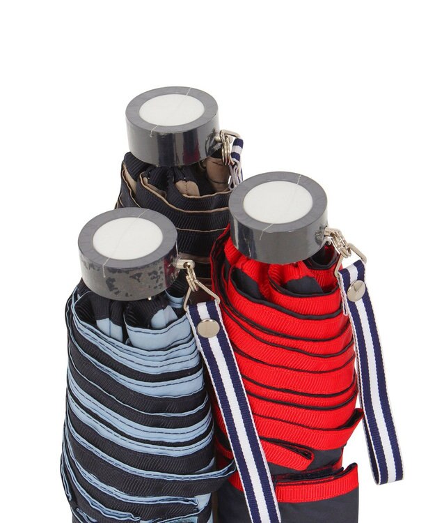 MOONBAT POLO RALPH LAUREN(ポロ ラルフローレン)FLAG BEAR 無地 折りたたみ傘 簡単開閉 サックスブルー