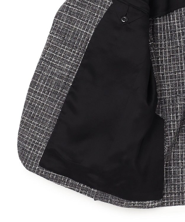 JOSEPH HOMME カスリライトツィード　ジャケット グレー系3