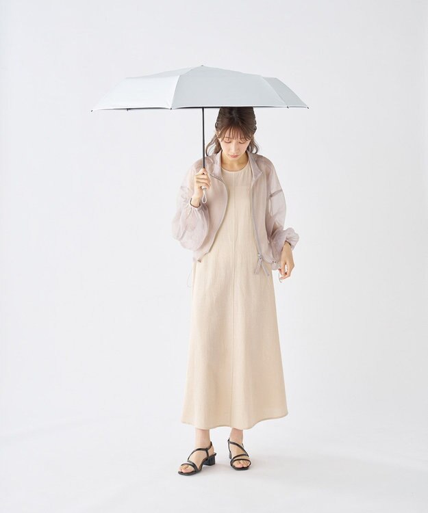 MOONBAT 【世界初の放射冷却素材】REIKYAKUパラソル ラディクール 折りたたみ傘 54㎝ 晴雨兼用 日傘 遮光100％ UV100％ 遮熱 ホワイト