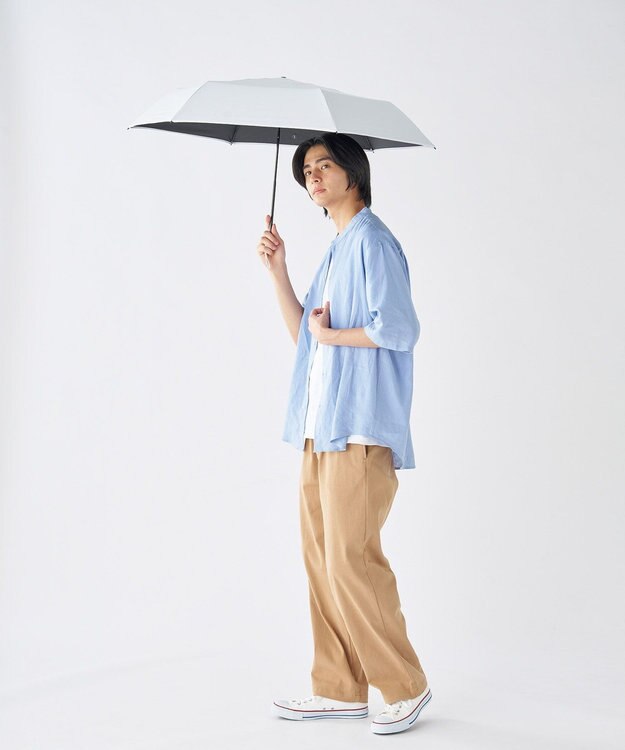 MOONBAT 【世界初の放射冷却素材】REIKYAKUパラソル ラディクール 折りたたみ傘 54㎝ 晴雨兼用 日傘 遮光100％ UV100％ 遮熱 ホワイト