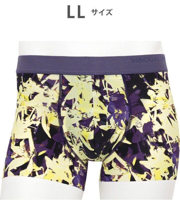 WACOAL MEN WACOAL MEN ボクサーパンツ 【気持ちいいパンツ】 動いてもズレにくい フロントの安定性・快適性 フリーなカッティング（裾部分） なめらかな肌ざわり 前閉じ 下着 WT3429 /ワコールメン カラシ