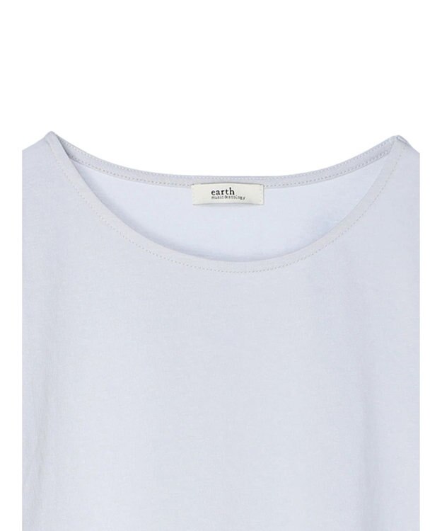 earth music&ecology タックスリーブプルオーバー Light Gray