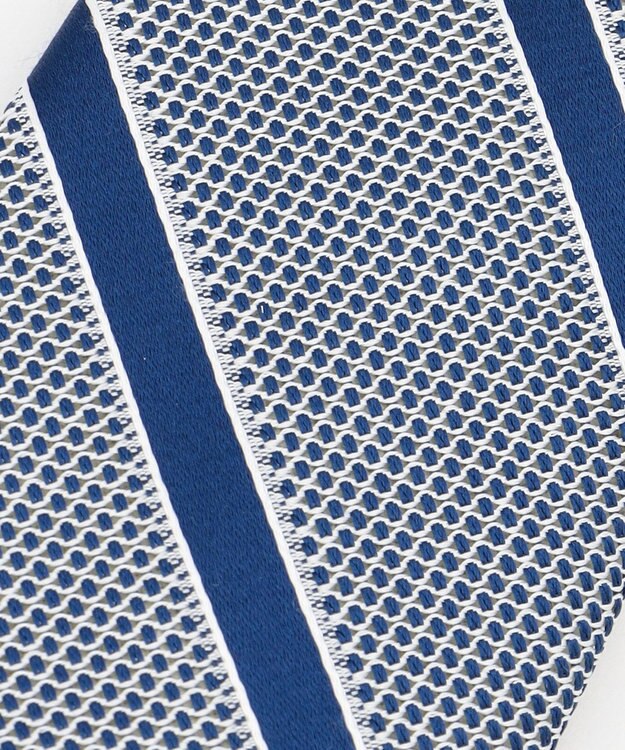 J.PRESS MEN 【JAPANESE SILK FRESCO TIE COLLECTION】レジメンタル ネクタイ ブルー系1