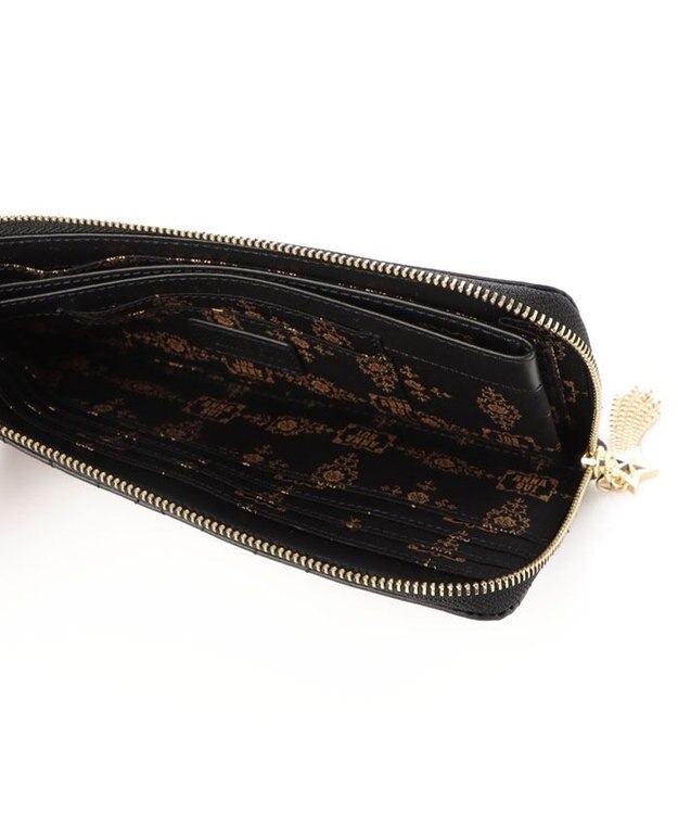 ANNA SUI ルシィ 薄マチ長財布 クロ