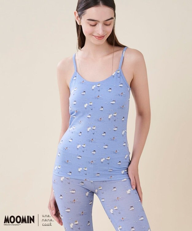 une nana cool 【ムーミン】MOOMIN × une nana ccol カップ付キャミソール OB