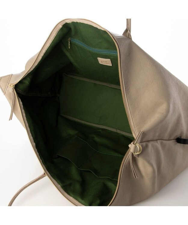 UNBILLION perche 姫路エアリーレザー2wayボストンバッグL オーク