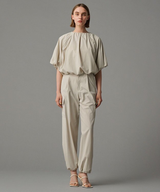 uncrave 【撥水・接触冷感・UVカット・洗濯機洗い可】マルチファンクションナイロン カーゴパンツ（uncrave STANDARD） ライトベージュ