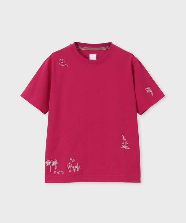 Paul Smith ドローイングモチーフ Tシャツ ローズ