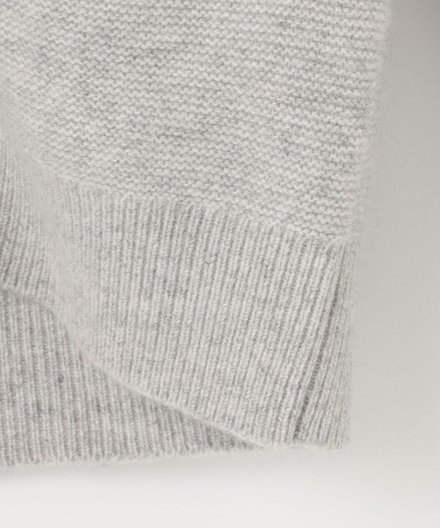 JOSEPH ABBOUD MOUNTAIN 【SPACE／UNISEX】ピュアカシミアアンダイド カーディガン ライトグレー系7