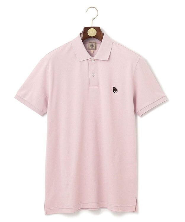 J.PRESS MEN 【大人気】アメリカンコットン鹿の子 バックブルポロシャツ ライラック系