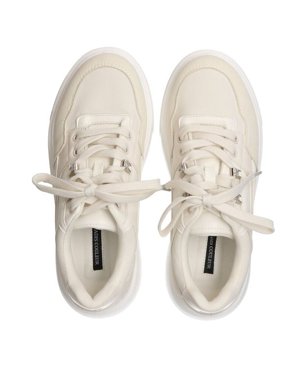 Bridget Birkin 【PARADIS COULEUR】晴雨兼用厚底スニーカー ホワイトコンビ