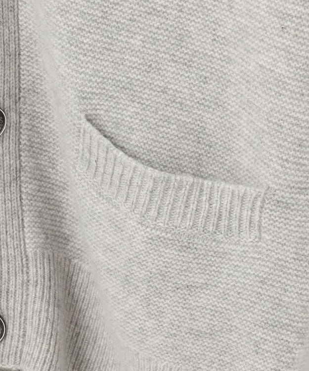 JOSEPH ABBOUD MOUNTAIN 【SPACE／UNISEX】ピュアカシミアアンダイド カーディガン ライトグレー系7