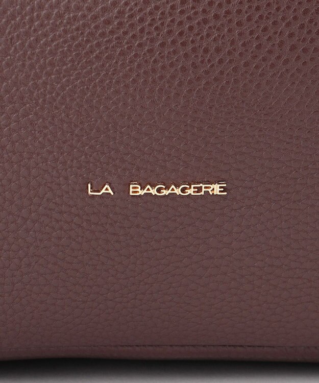 LA BAGAGERIE コンビカラー　ライトウェイトトート ワイン
