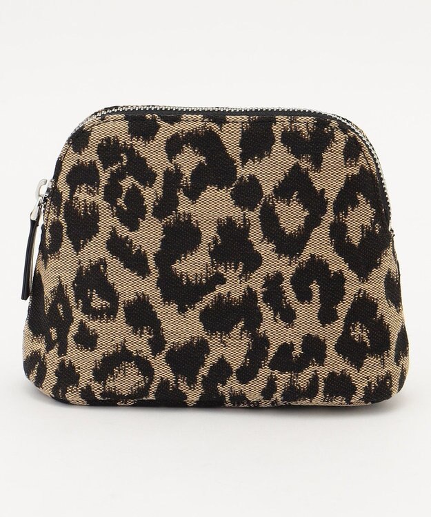 ICB ジャカードポーチ ヒョウ系