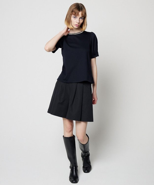 TOCCA 【消臭・洗える！】WHITE DROPS トップス ネイビー系