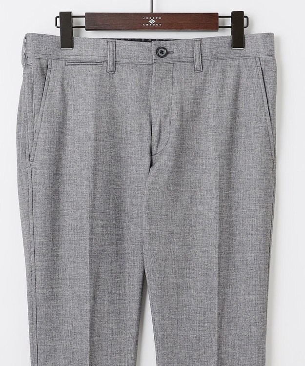 JOSEPH ABBOUD 【ストレッチ/セットアップ/弱撥水】フランネル ジャージ パンツ ライトグレー系