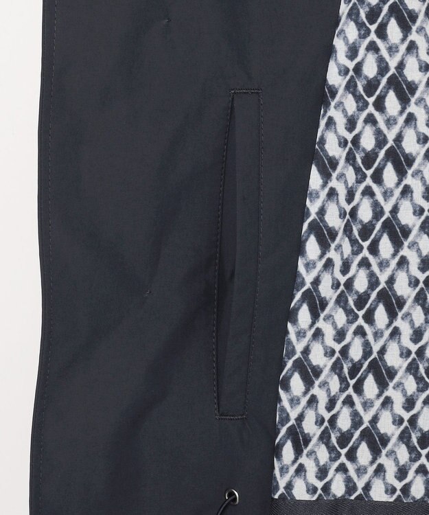 JOSEPH ABBOUD 【フード脱着仕様/JAPANファブリック/ECO撥水】ステンカラー コート ネイビー系