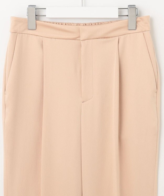 自由区 【洗える】チンツサテンタンブラー ジョガーパンツ ピンク系