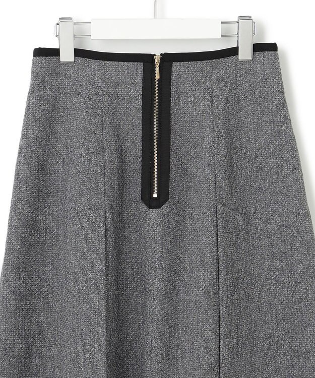 23区 S 【洗える】ツイーディーエトワール Aライン スカート グレー系