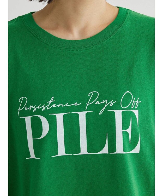 Green Parks レトロロゴレギュラーＴシャツ Off White