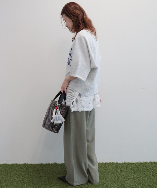 AMERICAN HOLIC 【RUSSELL】ロゴ半袖スウェット Gray Mixture