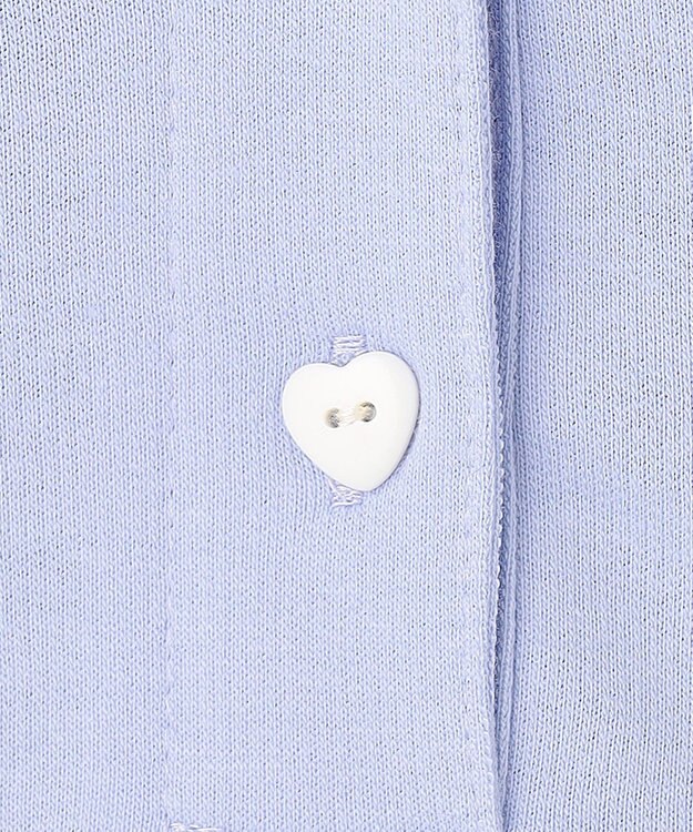 ANY KIDS 【洗濯機可能/吸汗速乾】ドライタッチ ショート丈ポロシャツ サックスブルー